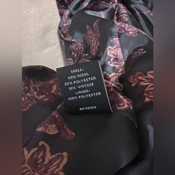 Preston & York Wool Blend Winter Coat Camel Khaki Brown Size 12 Long Coat - Picture 5 of 5